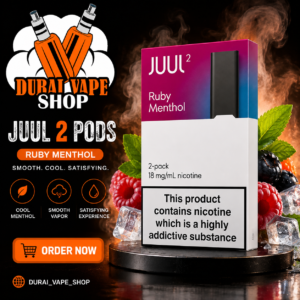 Ruby Menthol JUUL 2 Pod – Premium Berry & Cool Menthol Flavour