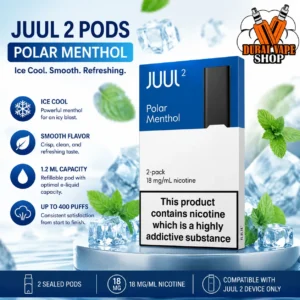 POLAR MENTHOL JUUL 2 POD in Dubai