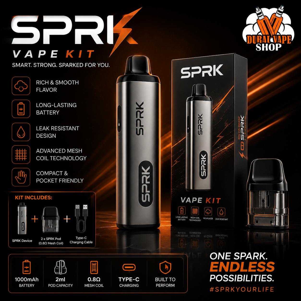 SPRK Vape kit