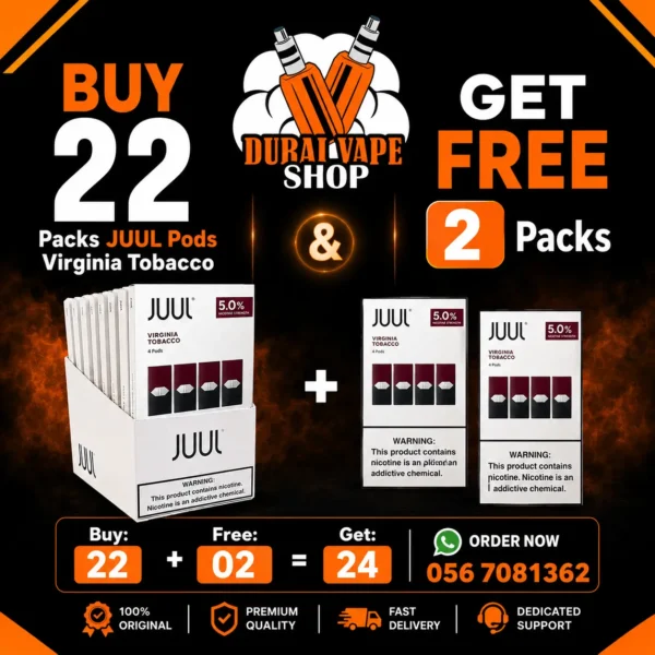 JUUL Virginia Tobacco Pods Offer in Dubai