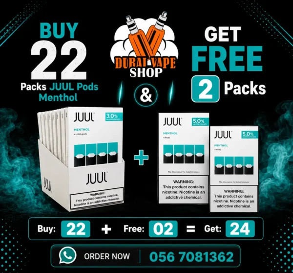 JUUL Menthol Pods Offer in Dubai UAE