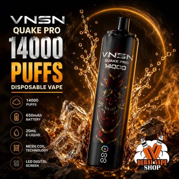 VNSN QUAKE PRO 14000 PUFFS DISPOSABLE VAPE